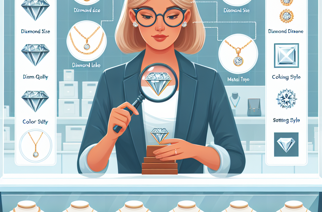 How to choose a necklace with a lab grown diamond centerpiece?