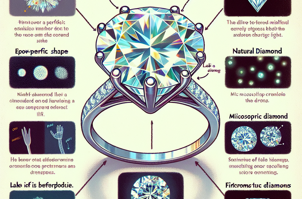 How to tell the difference between lab grown and natural diamond rings?