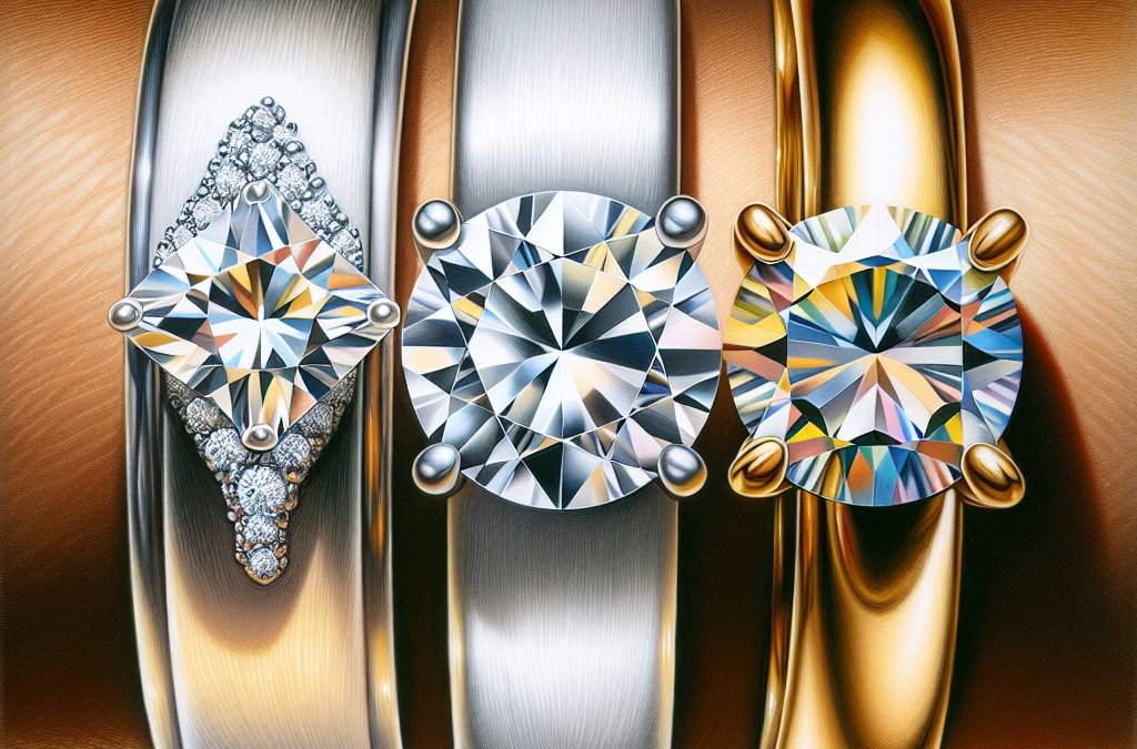 What are the best metals for lab grown diamond wedding bands?